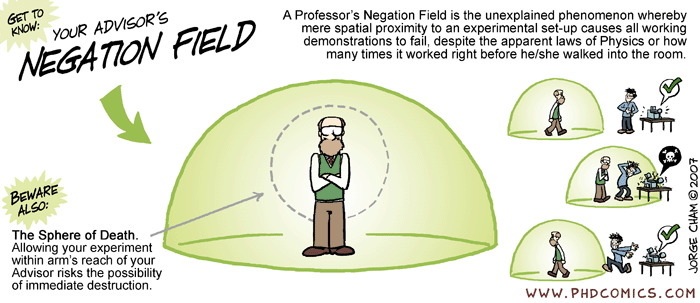 Negation field by PhDComics